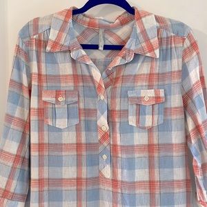 💕Plaid Linen Dress (L)